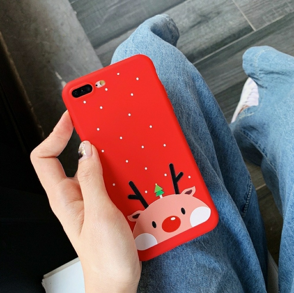 iPhone XR/XS/X/8/+ cute deer phone case